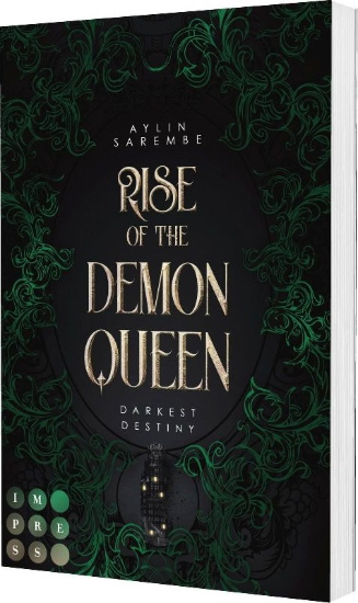 Buchcover und Innenansicht für das Buch: Rise of the Demon Queen (Darkest Destiny 2)