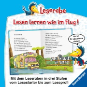 Buchcover und Innenansicht für das Buch: Leserabe 2. Lesestufe - Unsere verrückten Camping-Ferien