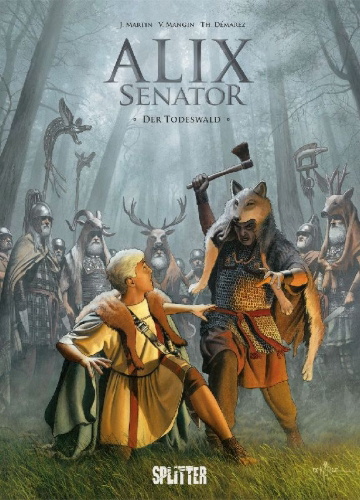Buchcover und Innenansicht für das Buch: Alix Senator. Band 10