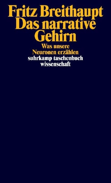 Buchcover und Innenansicht für das Buch: Das narrative Gehirn