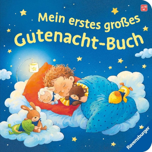 Buchcover und Innenansicht für das Buch: Mein erstes großes Gutenacht-Buch