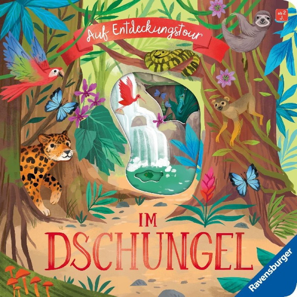 Buchcover und Innenansicht für das Buch: Let's explore: The rainforest