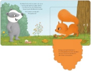 Buchcover und Innenansicht für das Buch: Komm und such mich! sagt der kleine Dachs