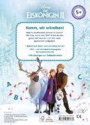 Buchcover und Innenansicht für das Buch: Disney Die Eiskönigin 2 - Mein Vorschulblock: Lesen und Schreiben