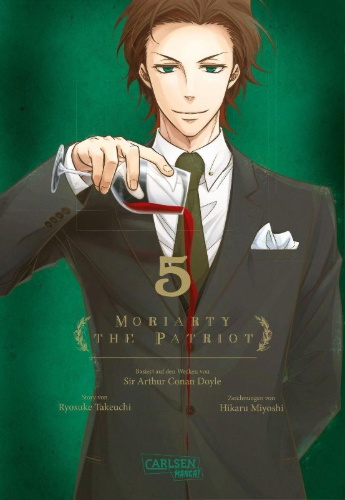 Buchcover und Innenansicht für das Buch: Yuukoku no Moriarty