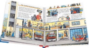 Buchcover und Innenansicht für das Buch: Wieso? Weshalb? Warum?, Band 2: Alles über die Feuerwehr