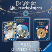 Buchcover und Innenansicht für das Buch: Mitternachtskatzen, Band 3 - Der König der Federträger