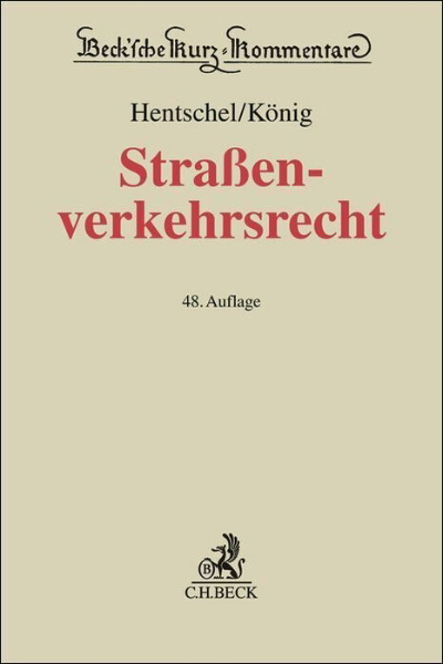 Buchcover und Innenansicht für das Buch: Straßenverkehrsrecht