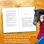Buchcover und Innenansicht für das Buch: Pferdeflüsterer-Academy, Band 1: Reise nach Snowfields