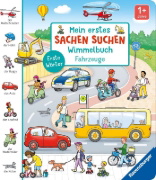 Buchcover und Innenansicht für das Buch: Mein erstes Sachen suchen Wimmelbuch: Fahrzeuge