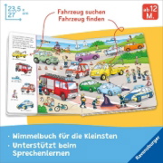 Buchcover und Innenansicht für das Buch: Mein erstes Sachen suchen Wimmelbuch: Fahrzeuge