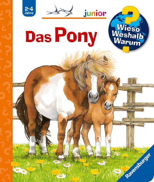Buchcover und Innenansicht für das Buch: Wieso? Weshalb? Warum? junior, Band 20: Das Pony