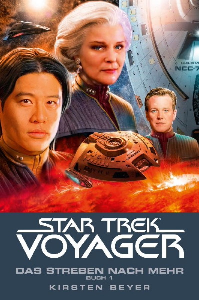 Buchcover und Innenansicht für das Buch: Star Trek: Voyager