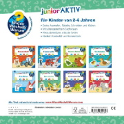 Buchcover und Innenansicht für das Buch: Wieso? Weshalb? Warum? junior AKTIV - Baustelle