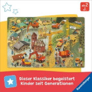 Buchcover und Innenansicht für das Buch: Mein Wimmelbuch: Hier in den Bergen