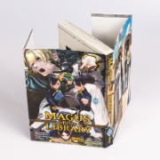 Buchcover und Innenansicht für das Buch: Toshokan no Daimajutsushi