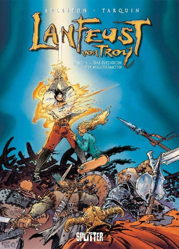 Buchcover und Innenansicht für das Buch: Lanfeust de Troy