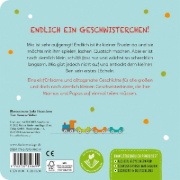 Buchcover und Innenansicht für das Buch: Hallo Baby, lach mit mir! (Pappbilderbuch für alle Geschwisterchen)