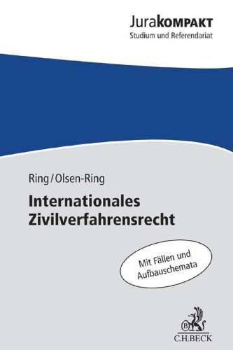 Buchcover und Innenansicht für das Buch: Internationales Zivilverfahrensrecht