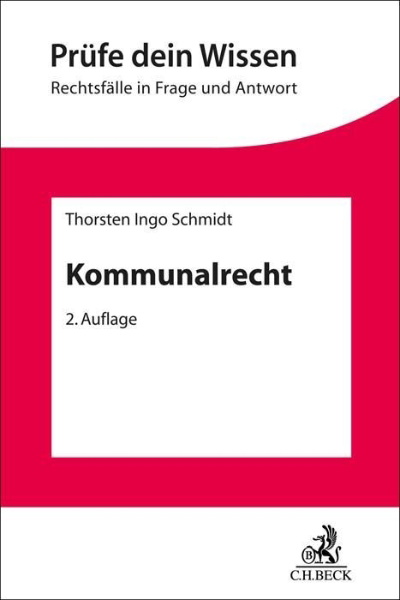 Buchcover und Innenansicht für das Buch: Kommunalrecht