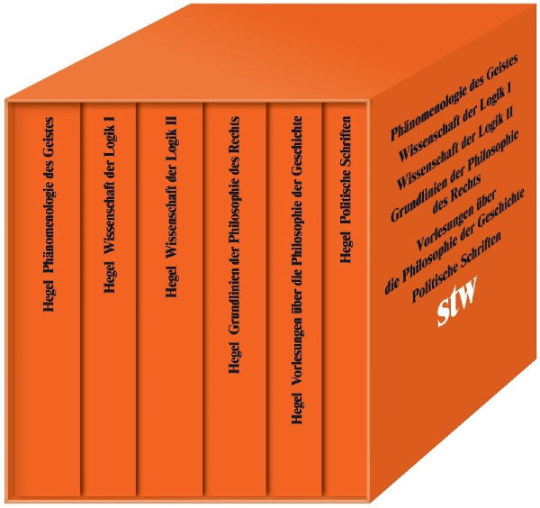Buchcover und Innenansicht für das Buch: Die Hauptwerke: Phänomenologie des Geistes. Wissenschaft der Logik I. Wissenschaft der Logik II.Grundlinien der Philosophie des Rechts. Politische Schriften. Vorlesungen über die Philosophie der Geschichte.