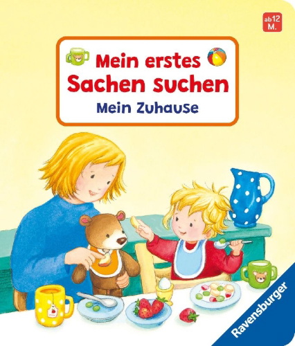 Buchcover und Innenansicht für das Buch: Mein erstes Sachen suchen: Mein Zuhause