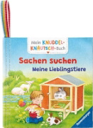 Buchcover und Innenansicht für das Buch: Mein Knuddel-Knautsch-Buch - Sachen suchen. Meine Lieblingstiere