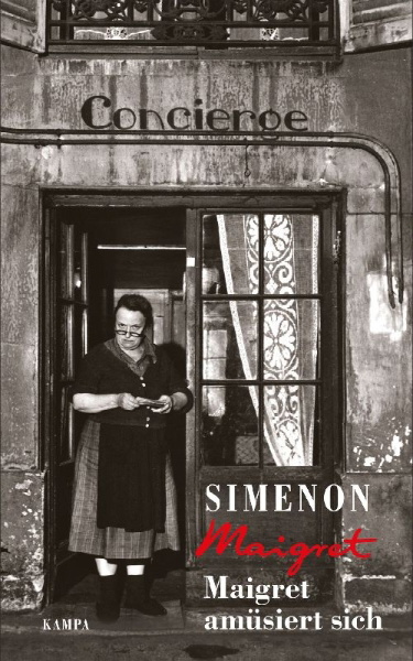 Buchcover und Innenansicht für das Buch: Maigret s'amuse