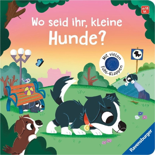 Buchcover und Innenansicht für das Buch: Wo seid ihr, kleine Hunde?
