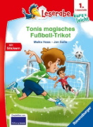 Buchcover und Innenansicht für das Buch: Leserabe 1. Lesestufe Kurz und leicht - Tonis magisches Fußball-Trikot