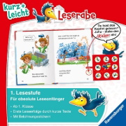Buchcover und Innenansicht für das Buch: Leserabe 1. Lesestufe Kurz und leicht - Tonis magisches Fußball-Trikot