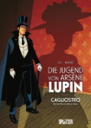 Buchcover und Innenansicht für das Buch: La Jeunesse de Arsène Lupin - Cagliostro
