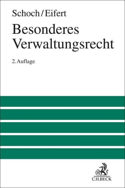 Buchcover und Innenansicht für das Buch: Besonderes Verwaltungsrecht