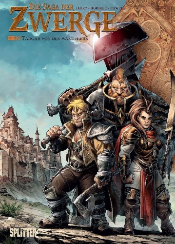 Buchcover und Innenansicht für das Buch: Die Saga der Zwerge. Band 19