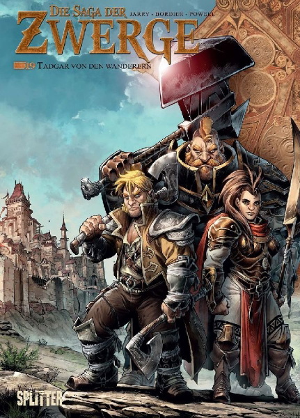 Buchcover und Innenansicht für das Buch: Die Saga der Zwerge. Band 19