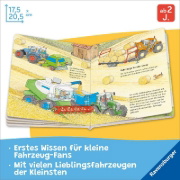 Buchcover und Innenansicht für das Buch: Entdecke die vielen Fahrzeuge