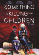 Buchcover und Innenansicht für das Buch: Something is killing the Children. Band 4
