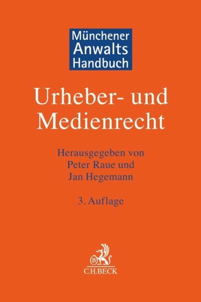 Buchcover und Innenansicht für das Buch: Münchener Anwaltshandbuch Urheber- und Medienrecht