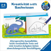 Buchcover und Innenansicht für das Buch: Wieso? Weshalb? Warum? junior AKTIV - Dinosaurier