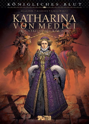 Buchcover und Innenansicht für das Buch: Les reines de sang: Catherine des medicis