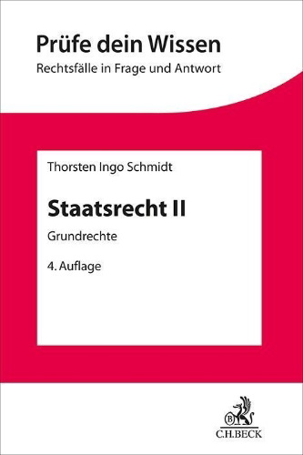 Buchcover und Innenansicht für das Buch: Staatsrecht II