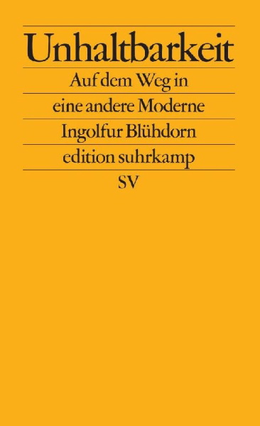 Buchcover und Innenansicht für das Buch: Unhaltbarkeit
