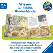 Buchcover und Innenansicht für das Buch: Wieso? Weshalb? Warum? junior, Band 73 - Tiere der Welt