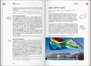 Buchcover und Innenansicht für das Buch: Baedeker Reiseführer Südafrika, Eswatini, Lesotho