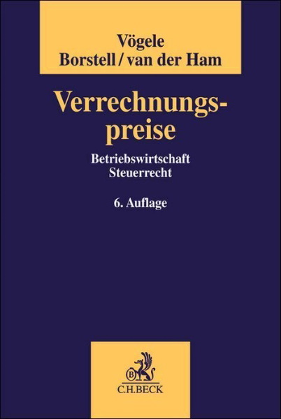 Buchcover und Innenansicht für das Buch: Verrechnungspreise