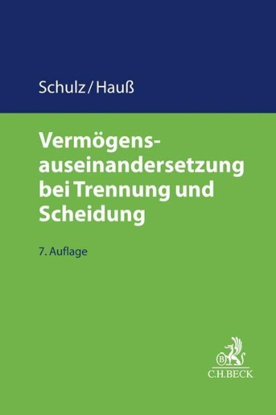Buchcover und Innenansicht für das Buch: Vermögensauseinandersetzung bei Trennung und Scheidung