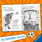 Buchcover und Innenansicht für das Buch: Football Superstars. Mbappé Rules