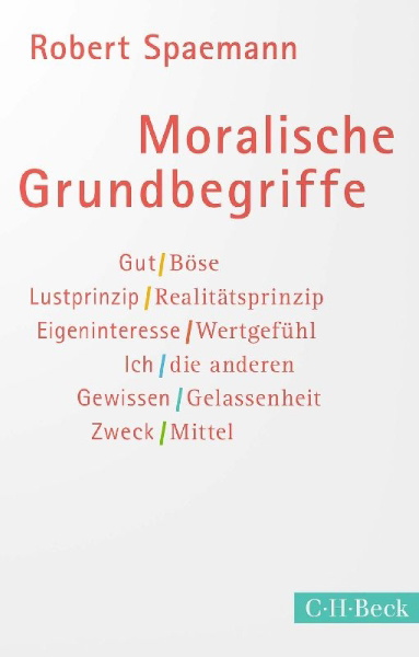 Buchcover und Innenansicht für das Buch: Moralische Grundbegriffe