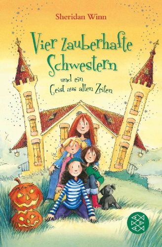 Buchcover und Innenansicht für das Buch: The Sprite Sisters. The Ghost in the Tower