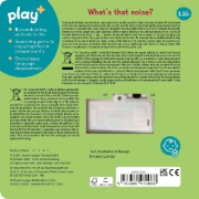 Buchcover und Innenansicht für das Buch: Play+ Shh ... who's there? Jungle Animals